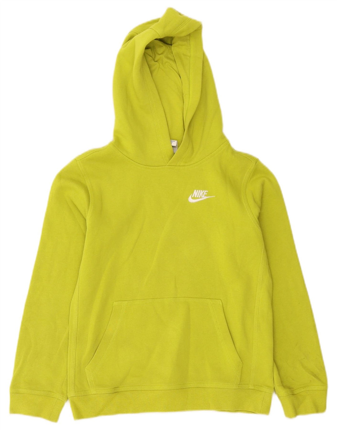 Chłopięcy sweter z kapturem Nike 10-11 lat, średni żółty, bawełniany