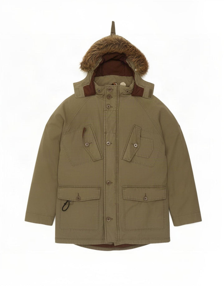 Męska kurtka parka z kapturem Timberland UK 38 Medium Khaki