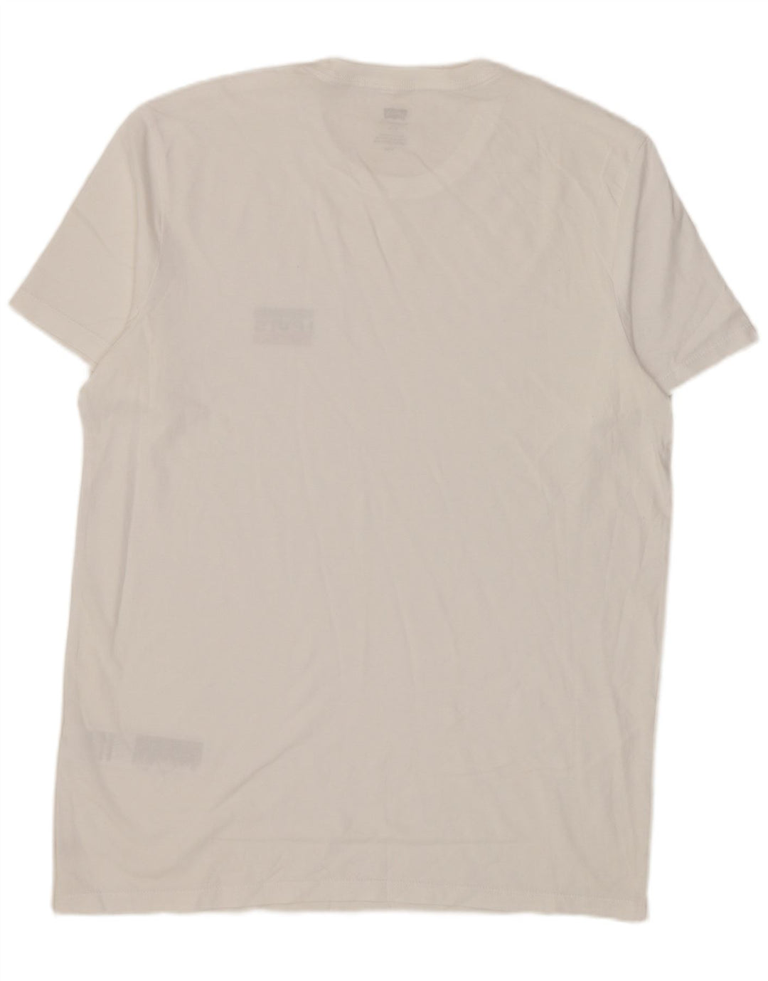 Męski wąski t-shirt Levi's, duży, biały, bawełniany