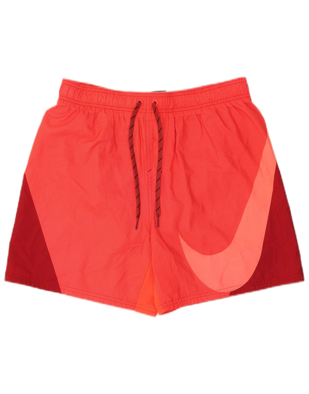 Męskie spodenki kąpielowe Nike z grafiką, poliester w kolorze średniej czerwieni