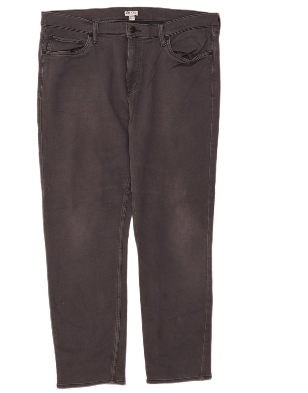 Męskie jeansy Orvis Slim W38 L30 Szara bawełna