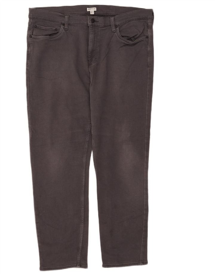 Męskie jeansy Orvis Slim W38 L30 Szara bawełna