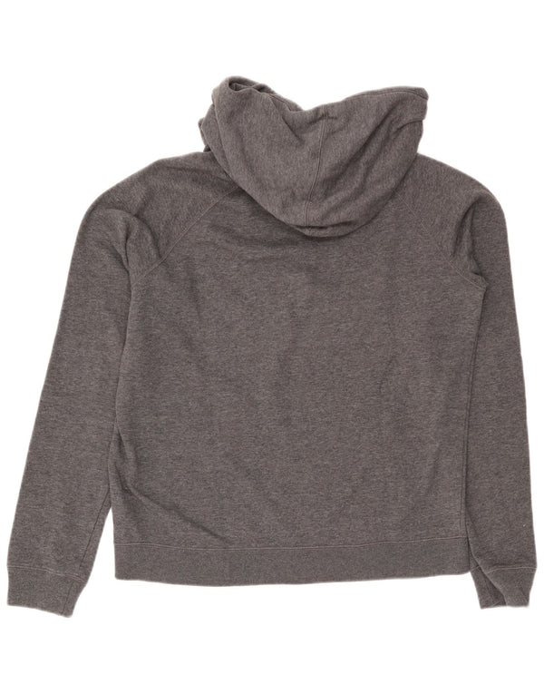 Męski sweter z kapturem Nike z grafiką, duży, szary, bawełniany