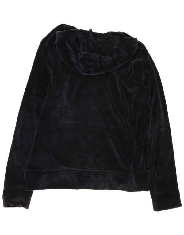Damski sweter z kapturem i zamkiem True Religion UK 18 XL, czarna bawełna