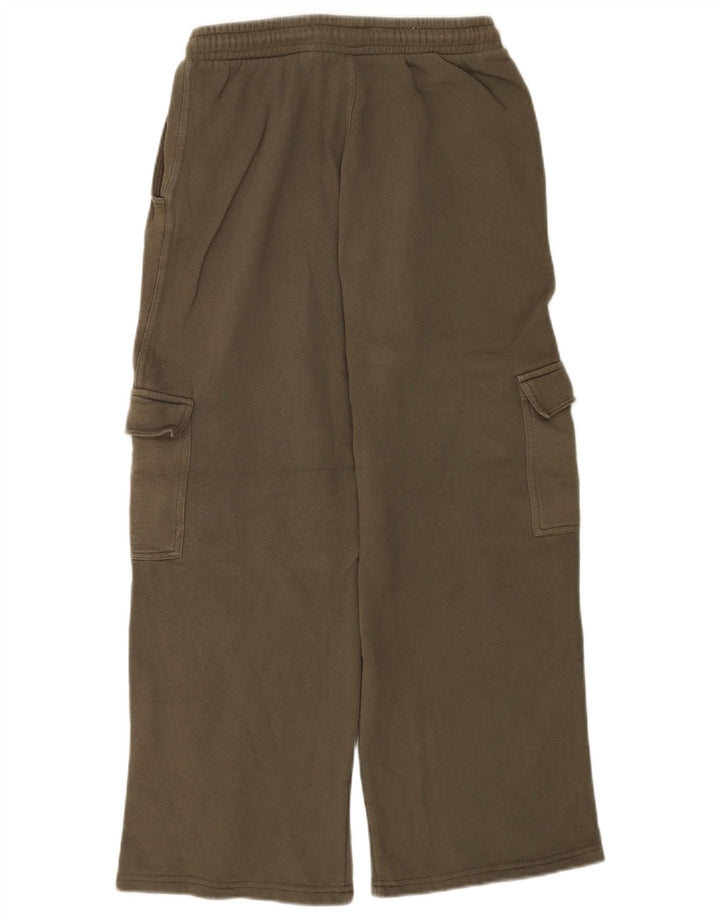 Damskie spodnie dresowe Zara Cargo UK 12, średnia bawełna khaki