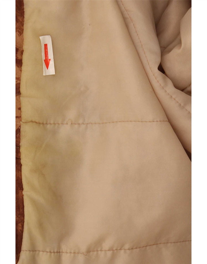 Vintage damska, oversize'owa kurtka wiatrówka UK 18 XL, brązowy kamuflaż