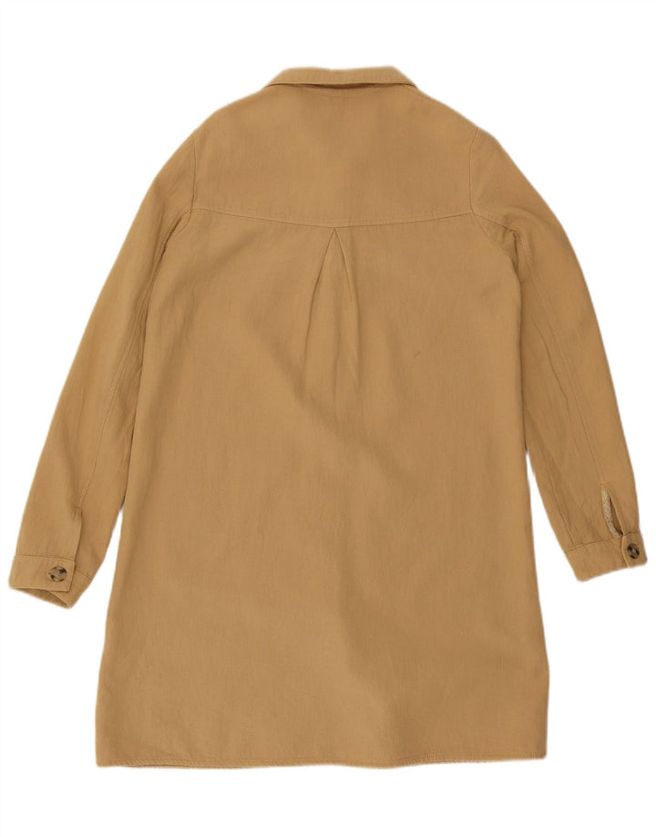 Damski płaszcz oversize Zara UK 6 XS, beżowy