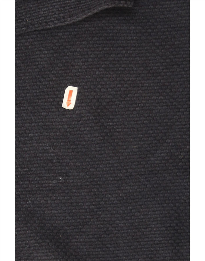 Męski sweter zapinany na guziki Massimo Dutti 2XL, granatowy, bawełniany