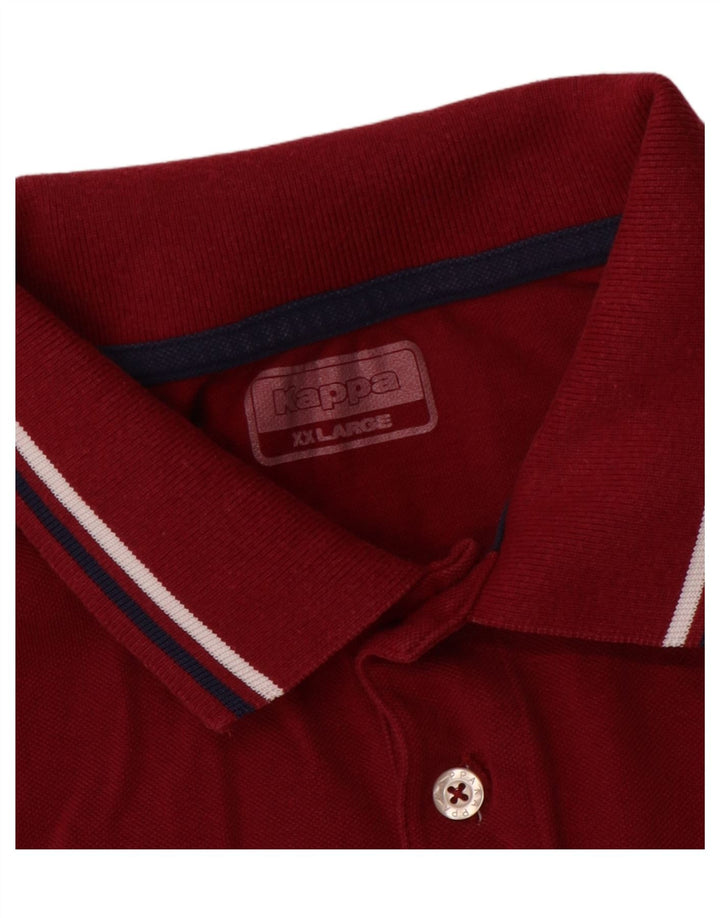 Męska koszulka polo Kappa 2XL czerwona