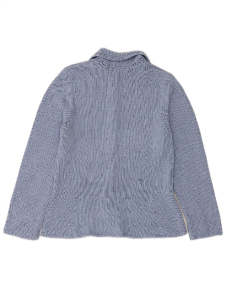 Sweter damski Boden Cardigan UK 14, średni niebieski jedwab
