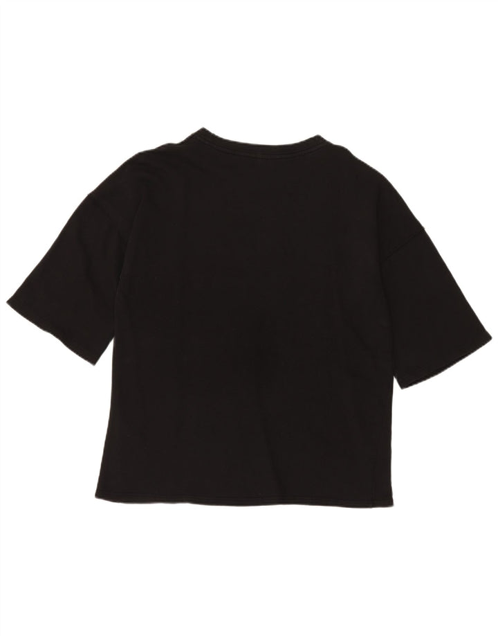 T-shirt męski Zara, mały, czarny, bawełniany
