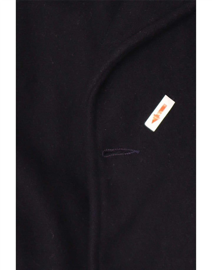 Carrera Męski płaszcz grochowy UK 42 XL Granatowa wełna