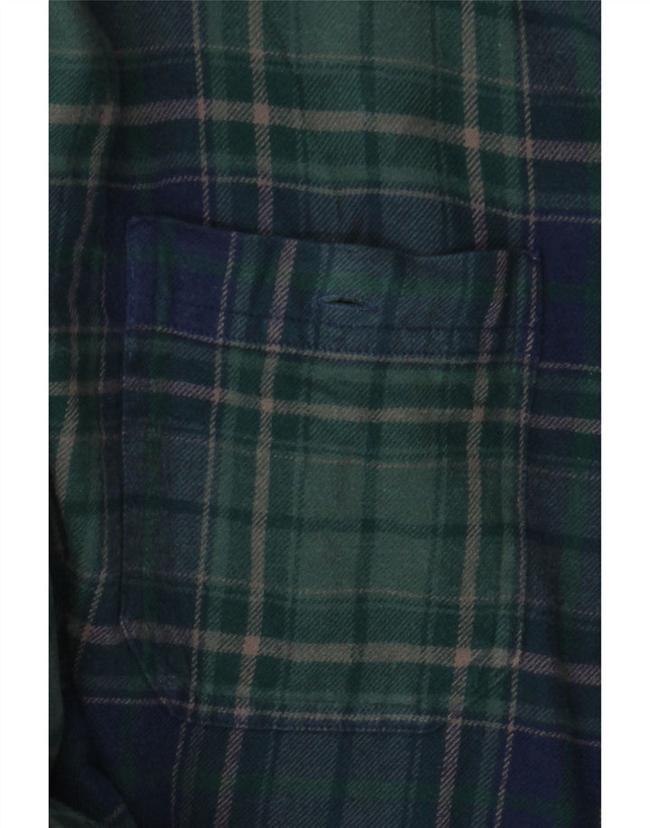Męska koszula flanelowa James Pringle 2XL, bawełniana w zieloną kratkę