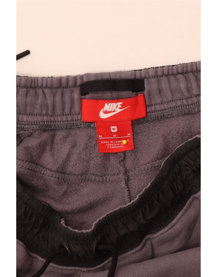 Męskie spodnie dresowe Nike Joggers Średnioszary, bawełniany blok kolorów