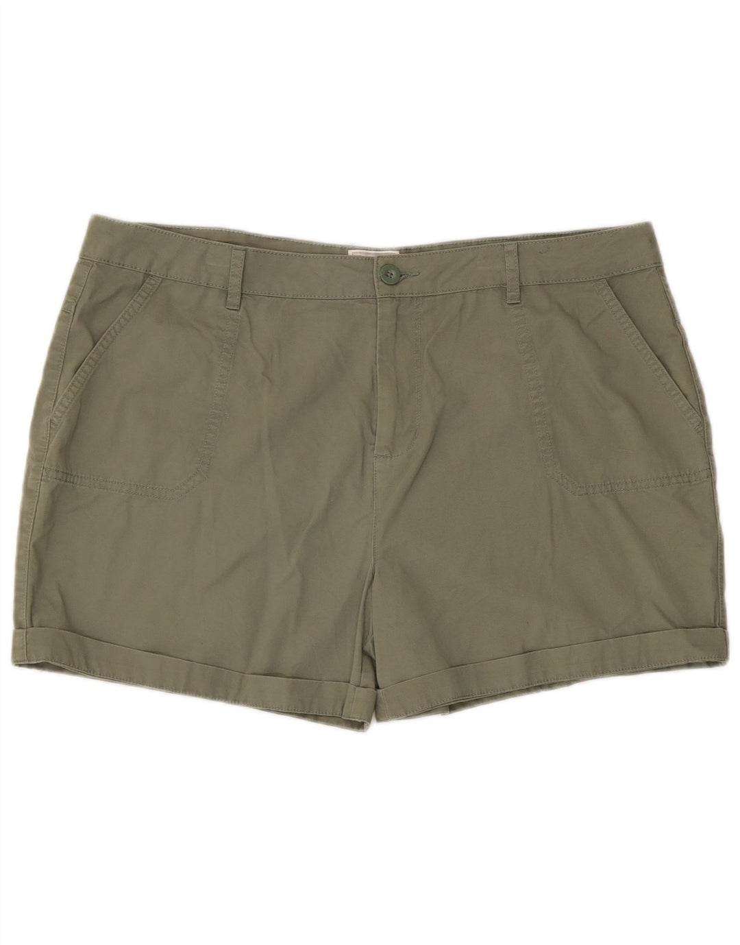 Damskie spodenki cargo Mountain Warehouse W38 XL, bawełna khaki
