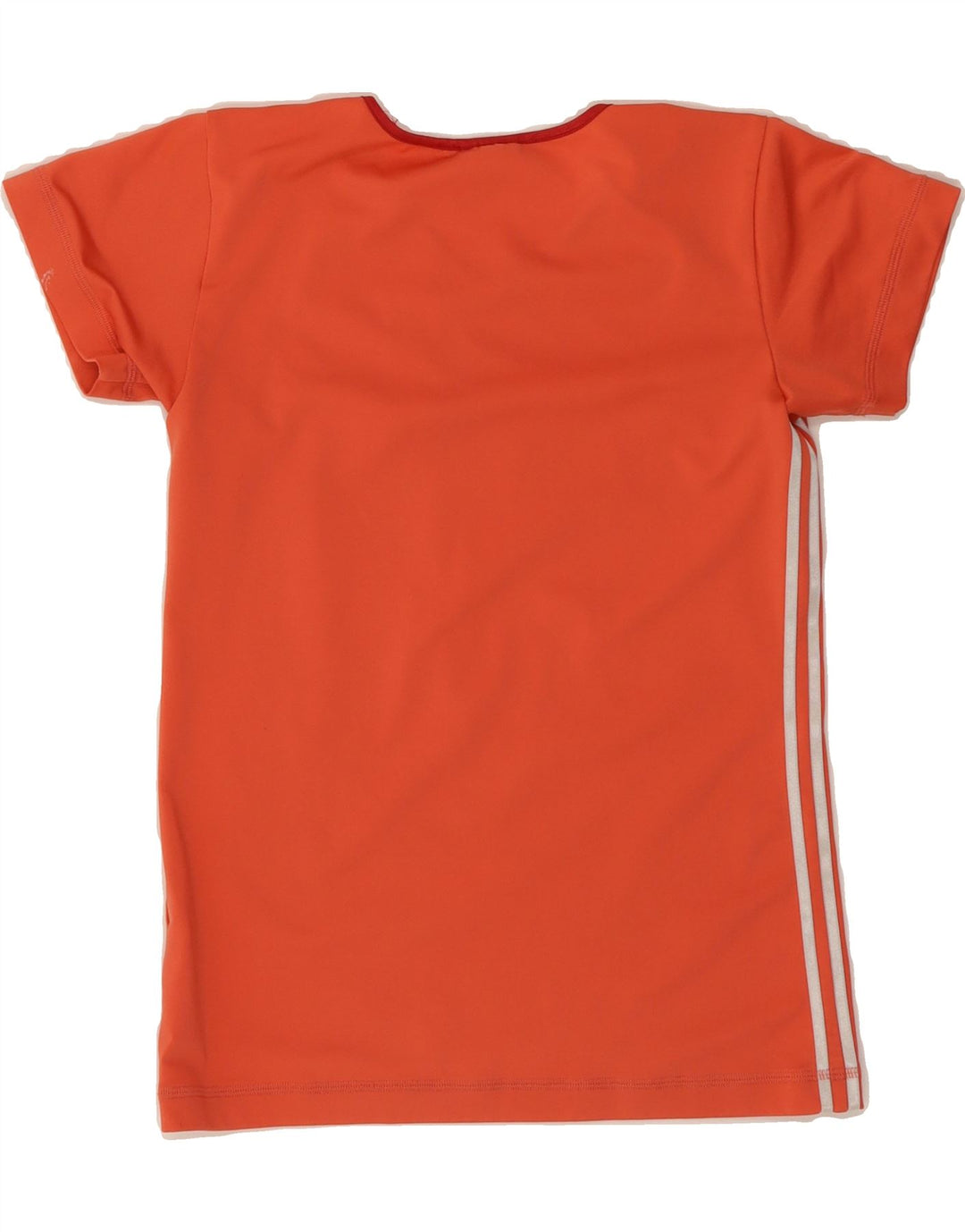 ADIDAS Girls T-Shirt Top 15-16 Years Orange Polyester Vintage Adidas and Second-Hand Adidas from Messina Hembry 