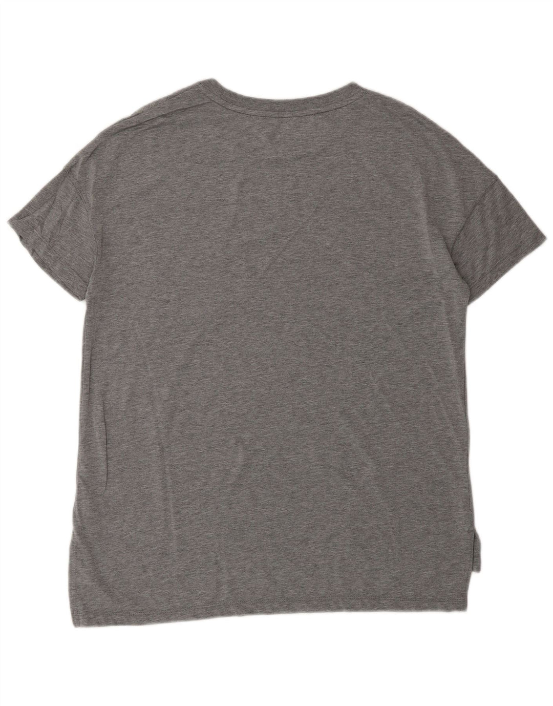 NIKE Mens T-Shirt Top Large Grey Modal