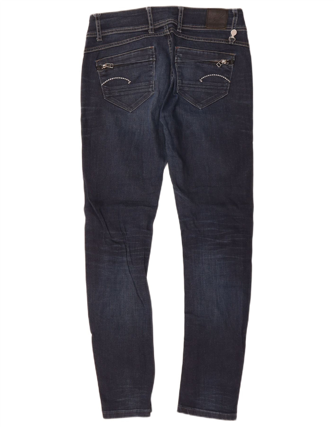 Damskie jeansy skinny G-STAR W27 L30 Granatowa bawełna