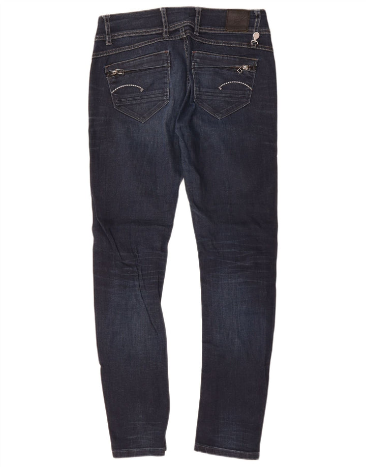 Damskie jeansy skinny G-STAR W27 L30 Granatowa bawełna
