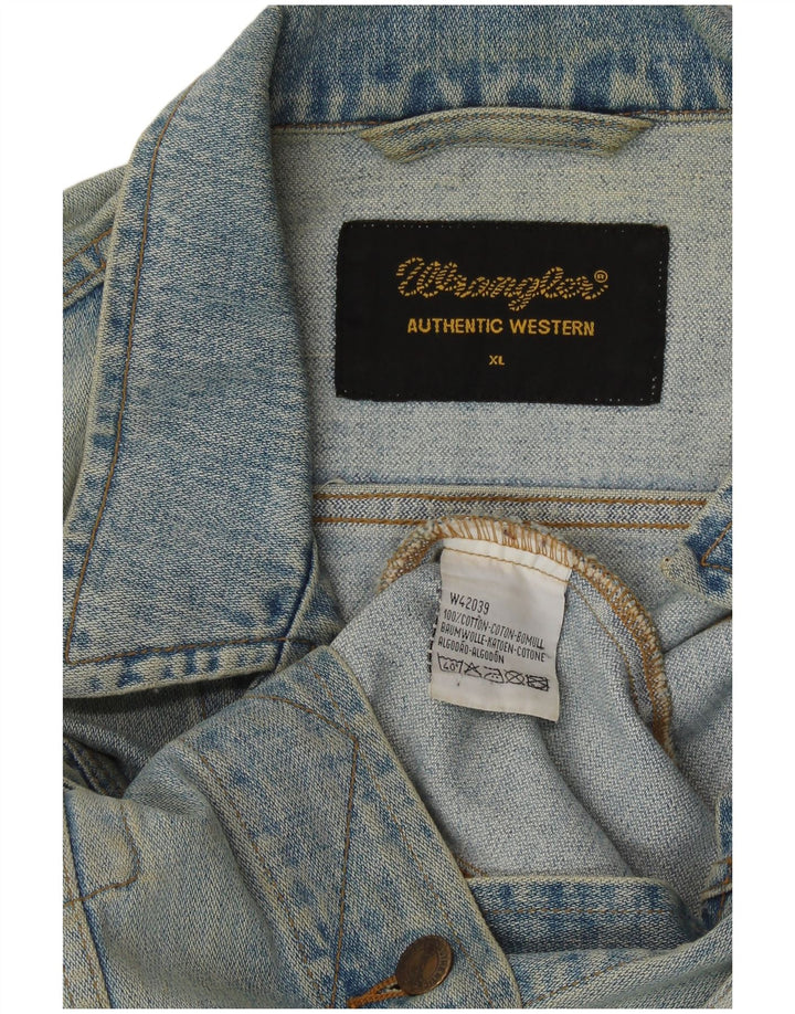 Damska kurtka dżinsowa WRANGLER UK 18 XL, niebieska, bawełniana