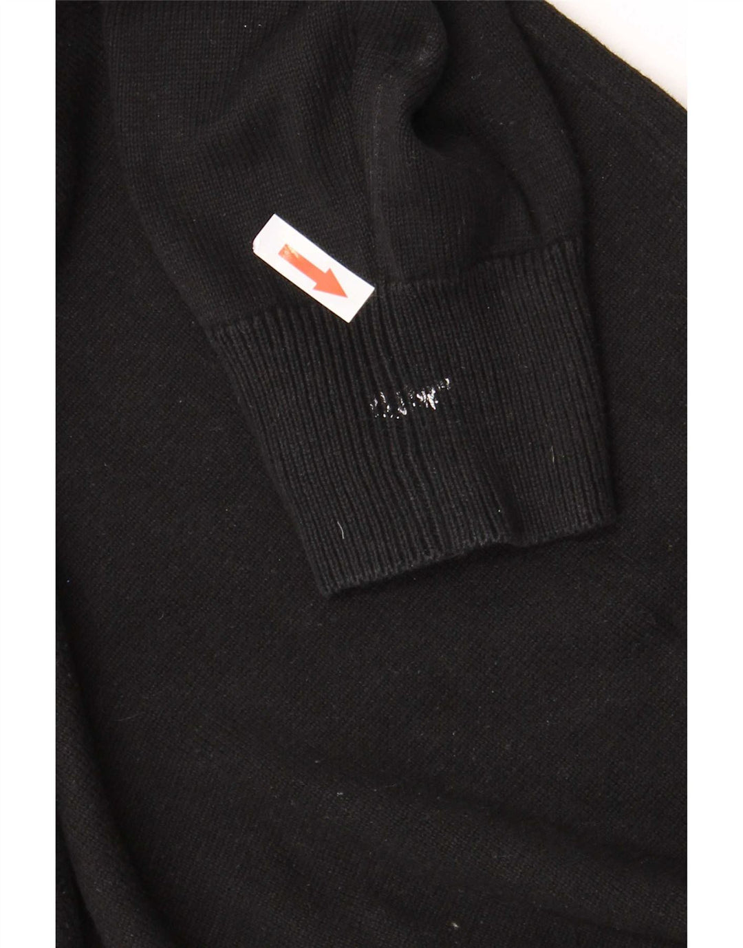 Lyle & Scott Męski sweter z zamkiem błyskawicznym, duży, czarny, bawełniany