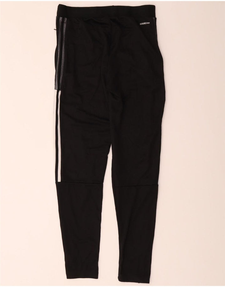 Męskie spodnie dresowe Adidas Aeroready, małe, czarne, poliestrowe