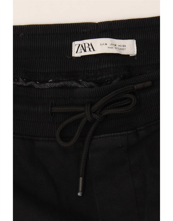 Męskie spodnie chino do biegania Zara, średnie W31 L26, czarne