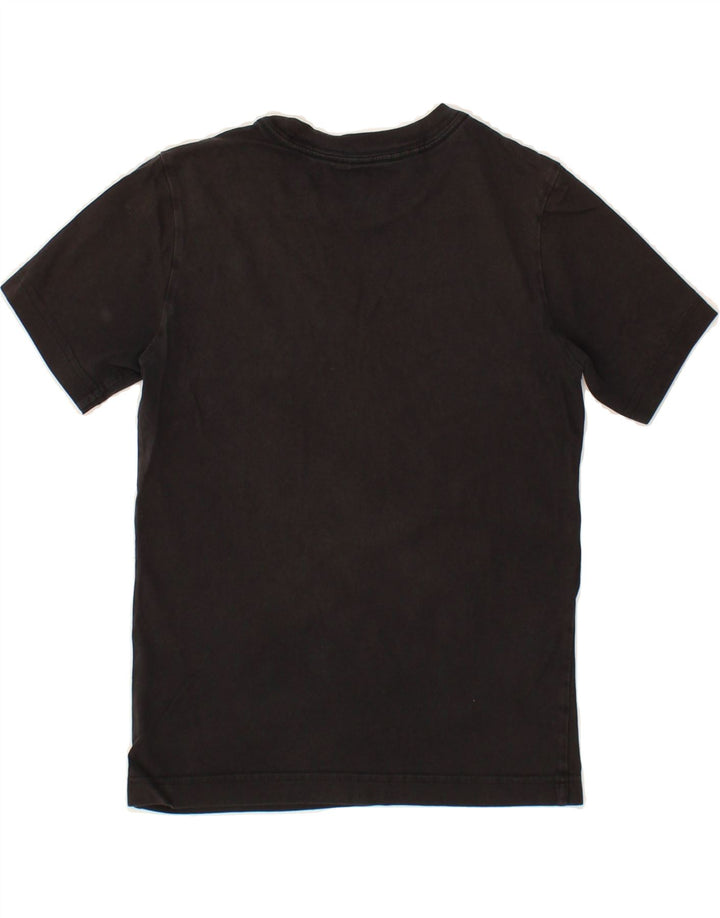 ADIDAS Boys Graphic T-Shirt Top 9-10 Years Black Vintage Adidas and Second-Hand Adidas from Messina Hembry 