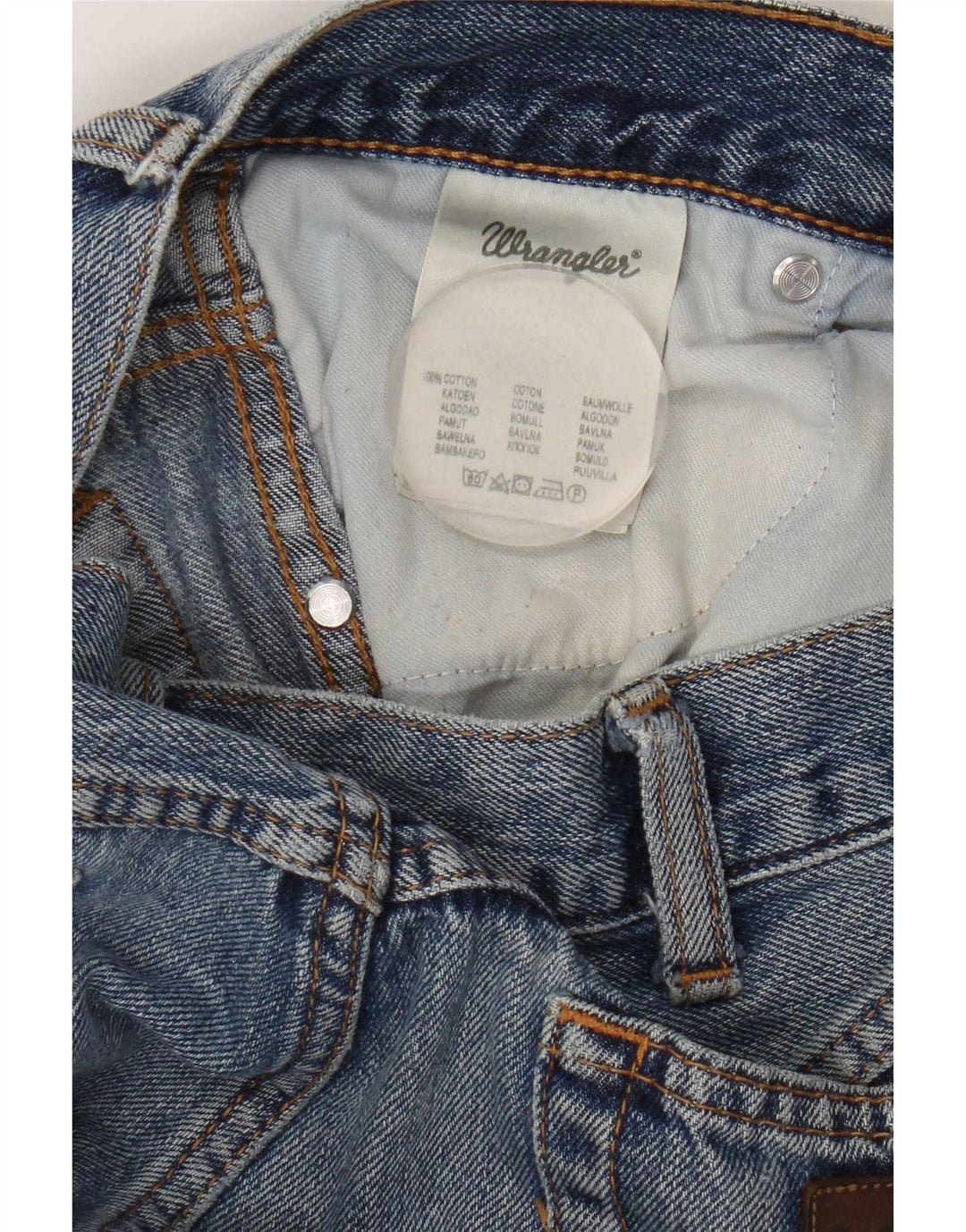 Męskie jeansy Wrangler Texas Straight W36 L30 Niebieskie bawełniane