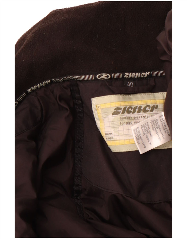 Damska kurtka narciarska ZIENER EU 40, średni czarny kolor, poliamid