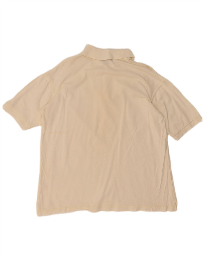Męska koszulka polo Asics, mała, beżowa