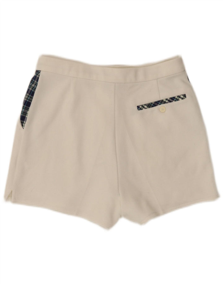 Męskie spodenki Chino Lacoste, rozmiar 38, małe, W28, poliester w białą kratkę