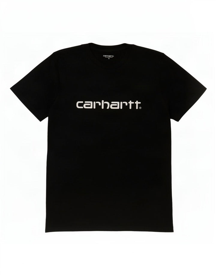 Męski T-shirt z grafiką Carhartt, mały, czarny, bawełniany