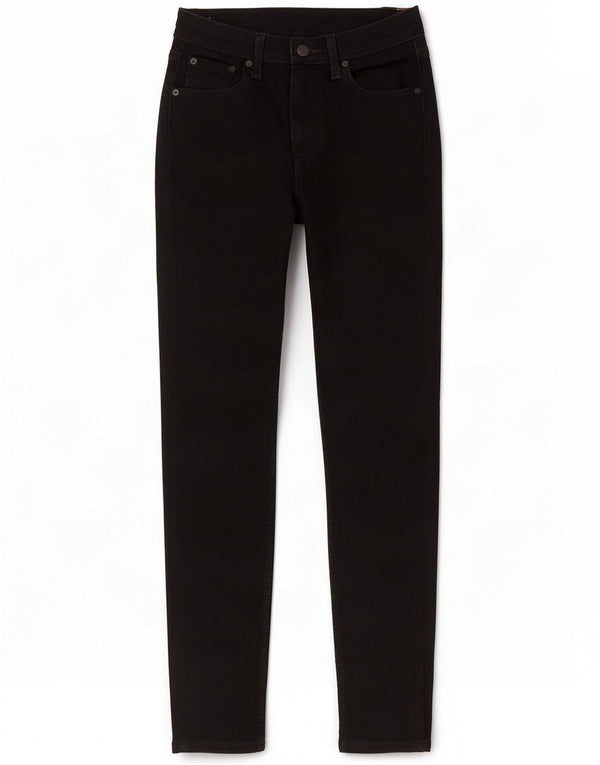 Levi's Mens 519 Hi-ball Super Skinny Jeans W30 L28 Czarna bawełna