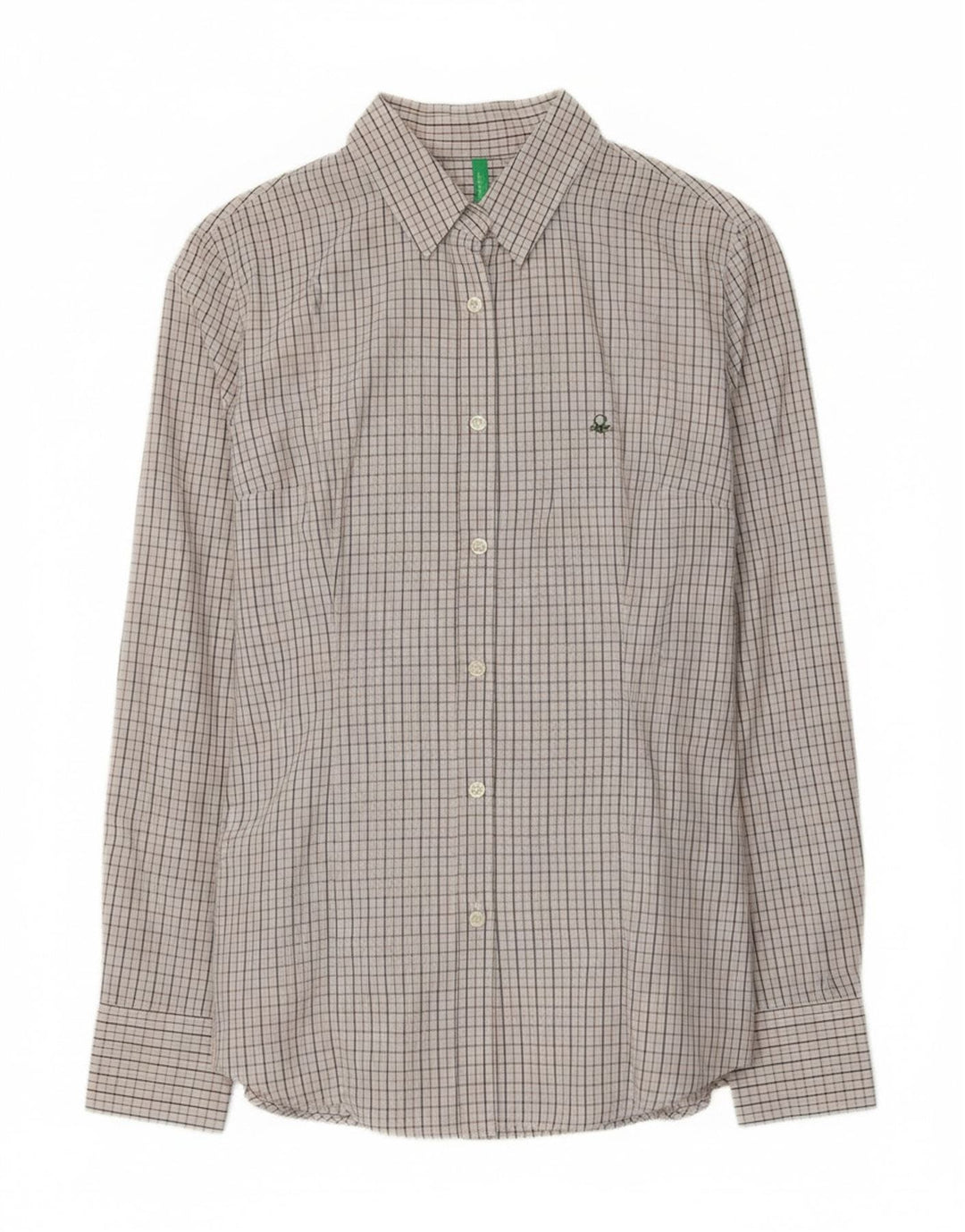 Koszula damska Benetton UK 14, duża, szara, bawełniana