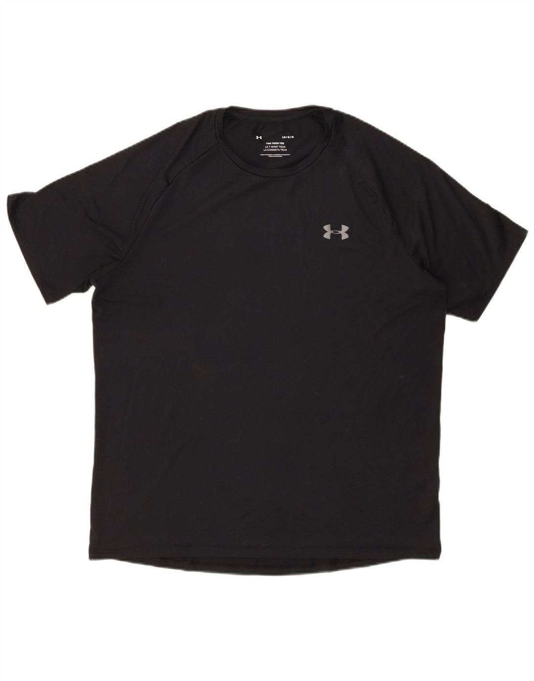 Under Armour Męski T-shirt Top Duży Czarny Poliester