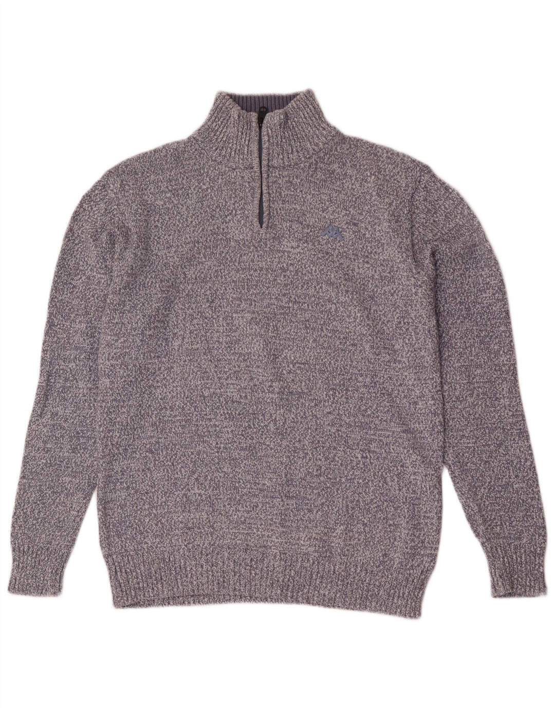 Męski sweter Kappa z zamkiem błyskawicznym XL, niebieski, nakrapiany