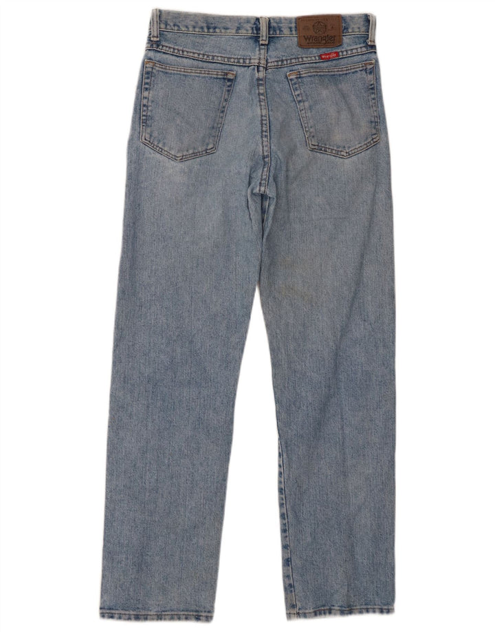 Męskie proste dżinsy Wrangler W28 L29 niebieskie