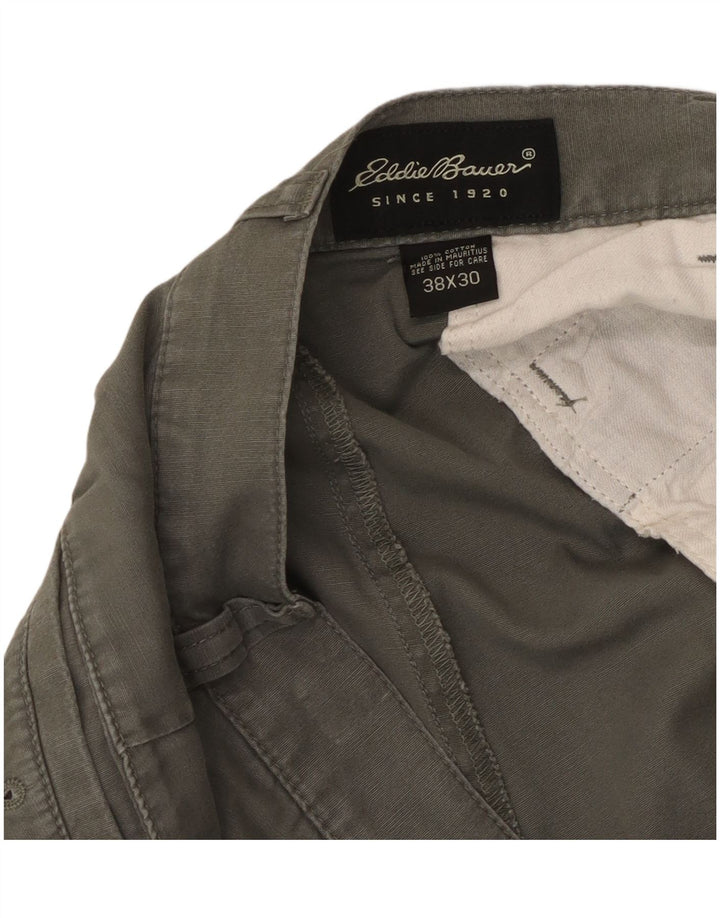 Męskie spodnie Chino Eddie Bauer W38 L30 Szara bawełna