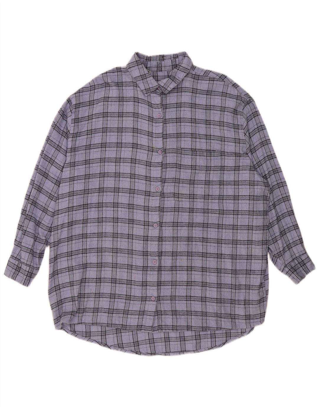Damska sukienka koszulowa oversize Jack Wills UK 12, bawełniana w średnią niebieską kratkę