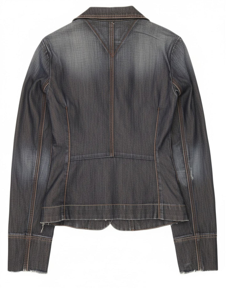 Damska marynarka dżinsowa zapinana na 3 guziki Tommy Hilfiger UK 12, średni granat