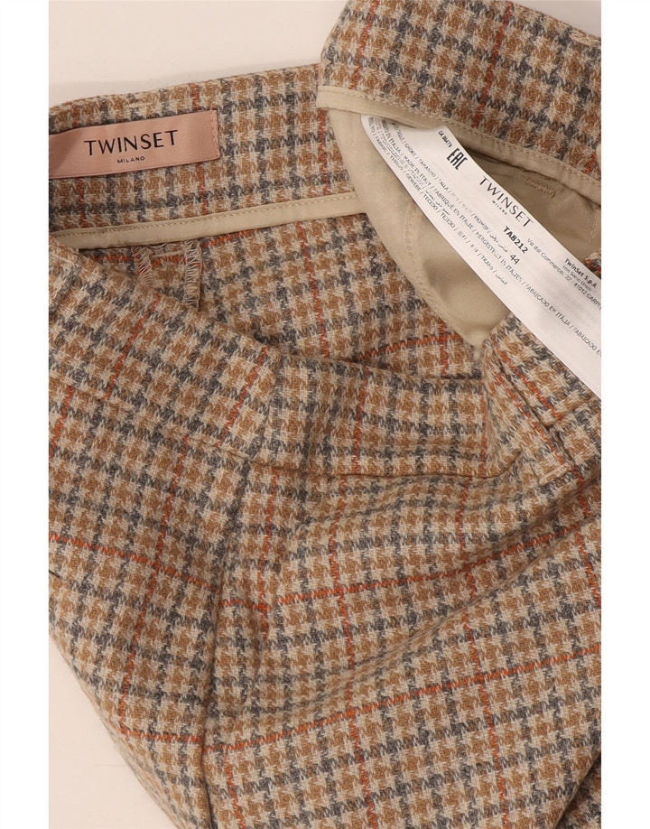 Spodnie damskie Twinset Milano IT 44 Medium W30 L23 Beżowe