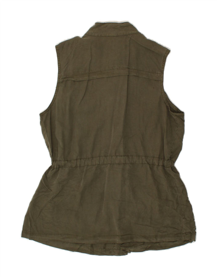 MOSSIMO Womens Sleeveless Shirt UK 16 Large Khaki Vintage Mossimo and Second-Hand Mossimo from Messina Hembry 