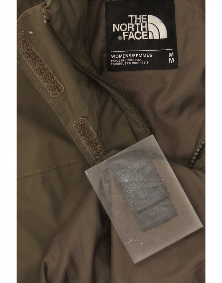 Damska kurtka wiatrówka z kapturem The North Face UK 14, średni khaki