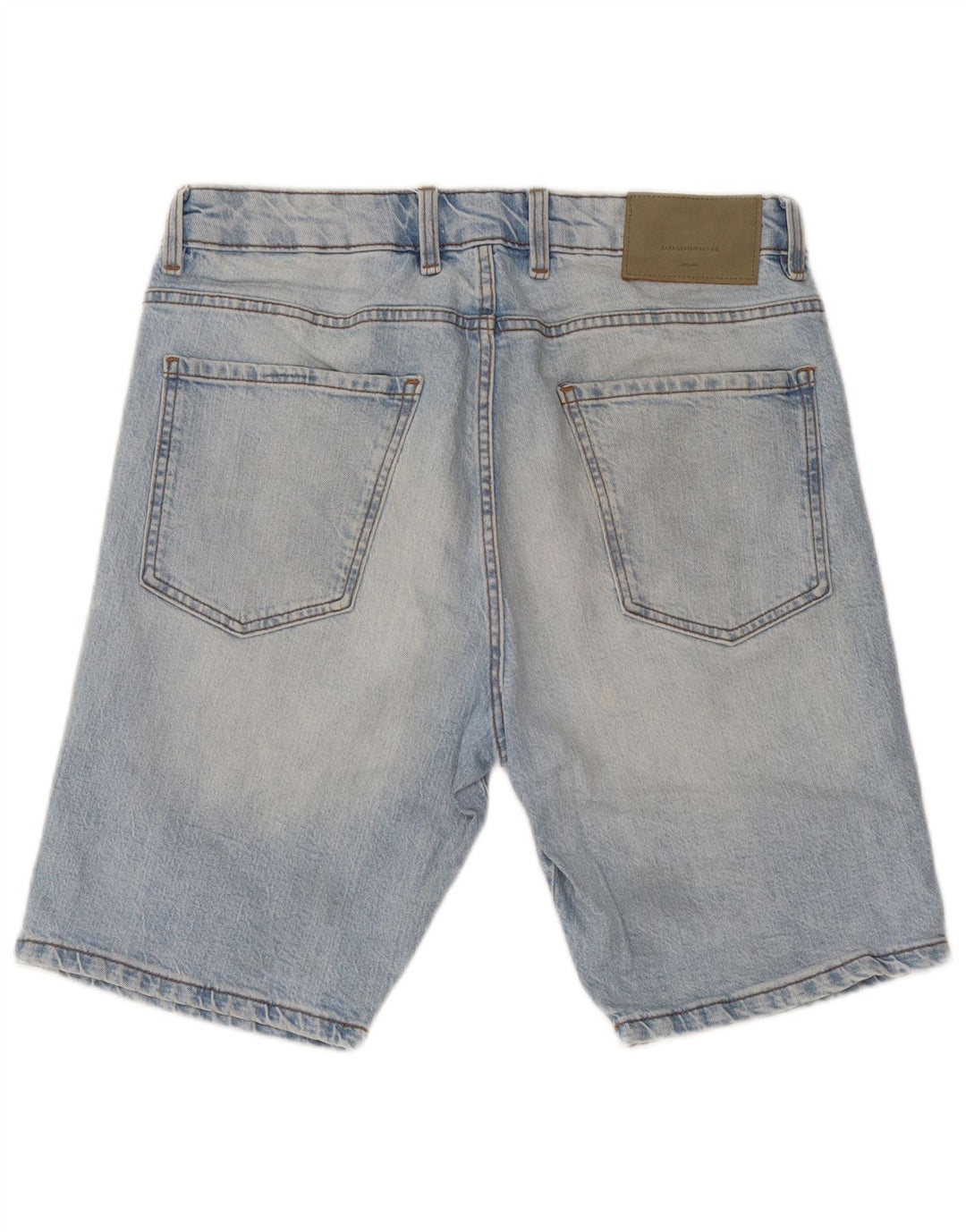 Męskie spodenki jeansowe Zara EU 42 Large W32, niebieska bawełna