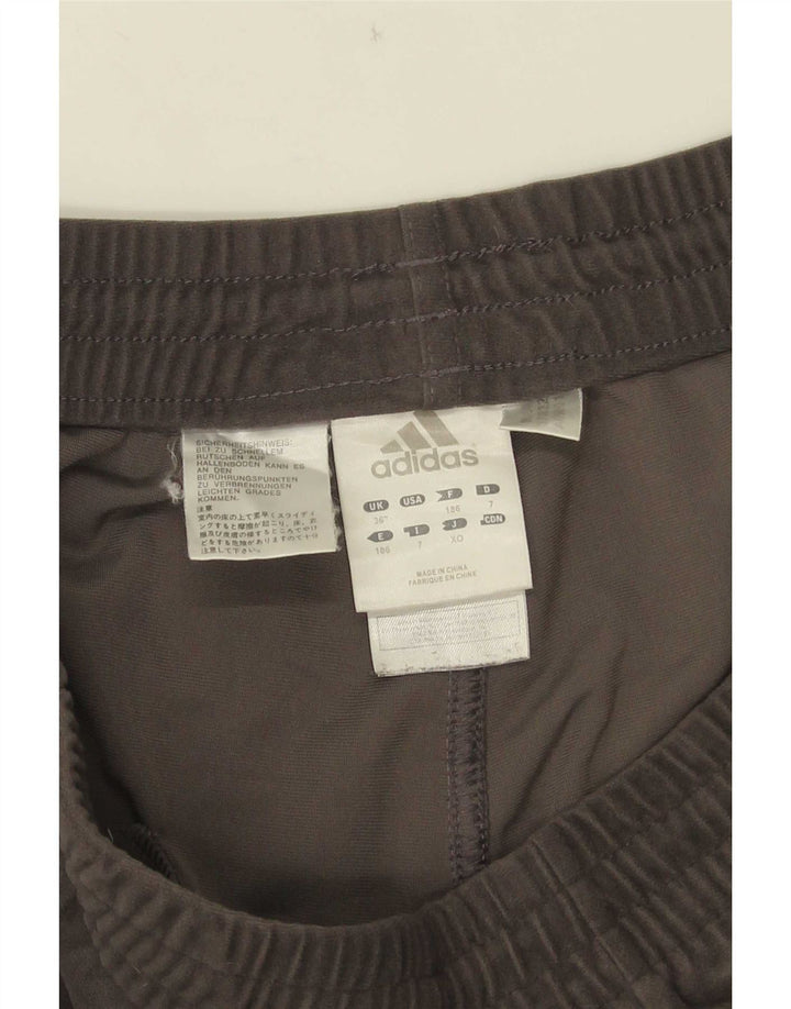 Adidas Męskie welurowe spodnie dresowe Joggery, duże, szare, poliestrowe