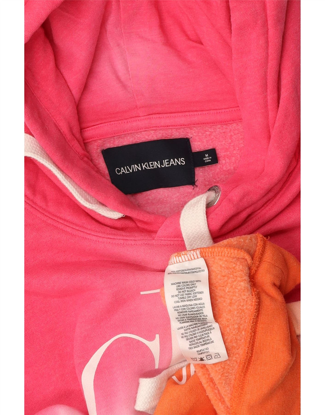 Damski sweter oversize CALVIN KLEIN UK 14, średni, wielokolorowy