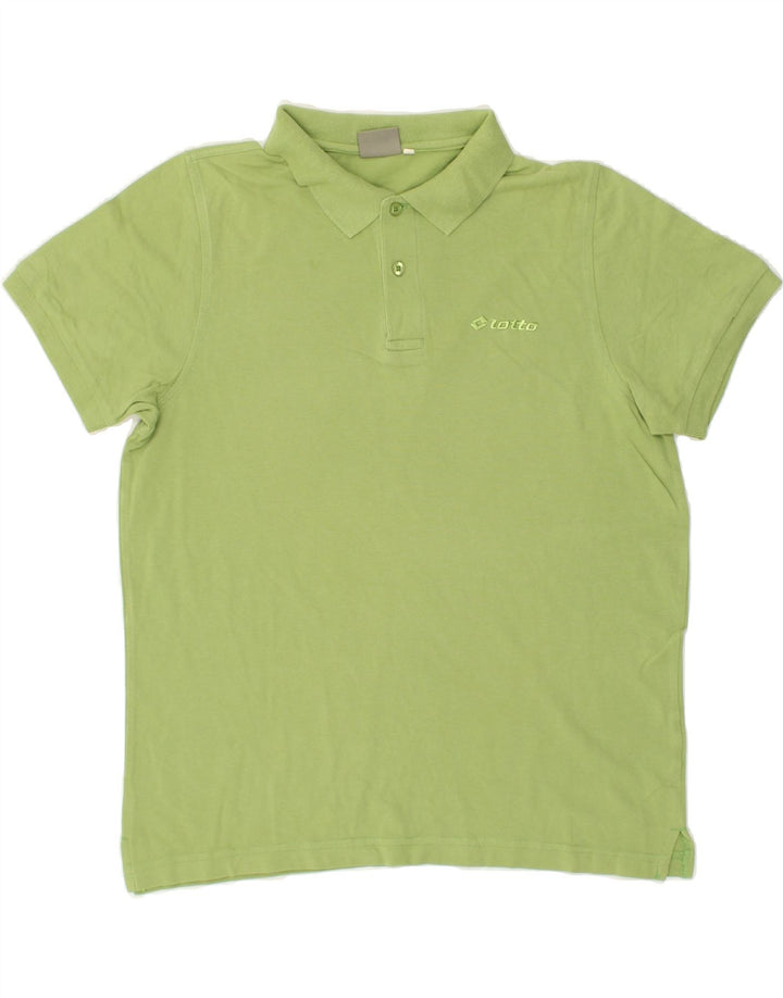 LOTTO Mens Polo Shirt Small Green Vintage Lotto and Second-Hand Lotto from Messina Hembry 