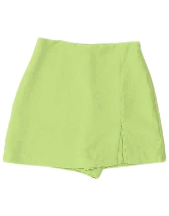 Damskie spódnice z wysokim stanem Zara UK 8 Small Green