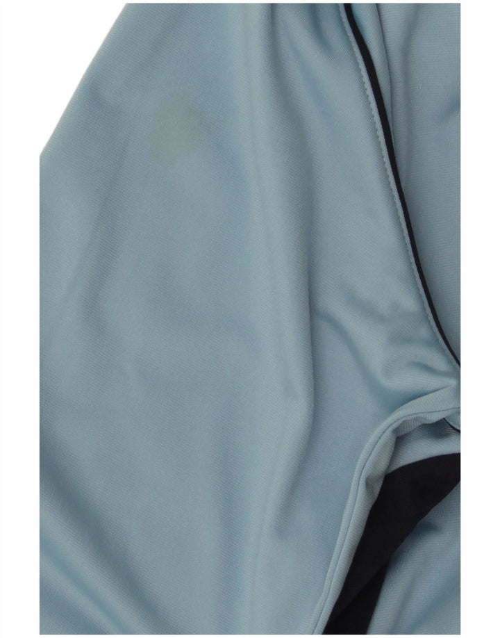 Chłopięca kurtka dresowa PUMA, 13-14 lat, niebieski poliester z blokami kolorów